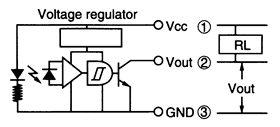 光電傳感器（光學(xué)傳感器）OJ-670531原理電路